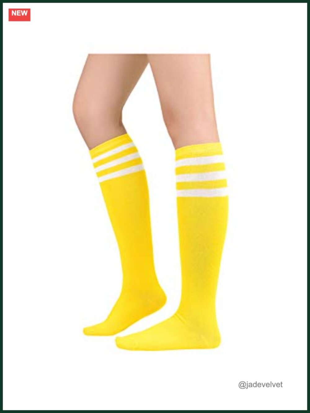 Women's Knee High Striped Tube Socks for Sports & Casual Wear